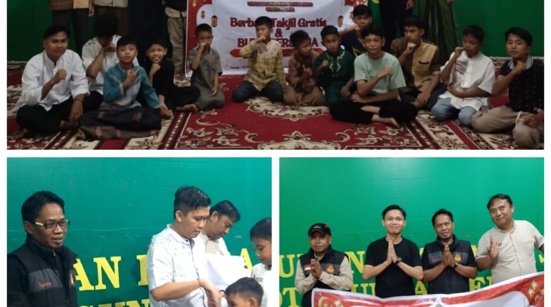 Lembaga Semut Merah menyambangi Panti Asuhan Putra Aisyiyah Kota Sungai Penuh untuk menyalurkan bantuan kepada puluhan anak yatim pada Kamis (19/03/2026). (Foto: IST)