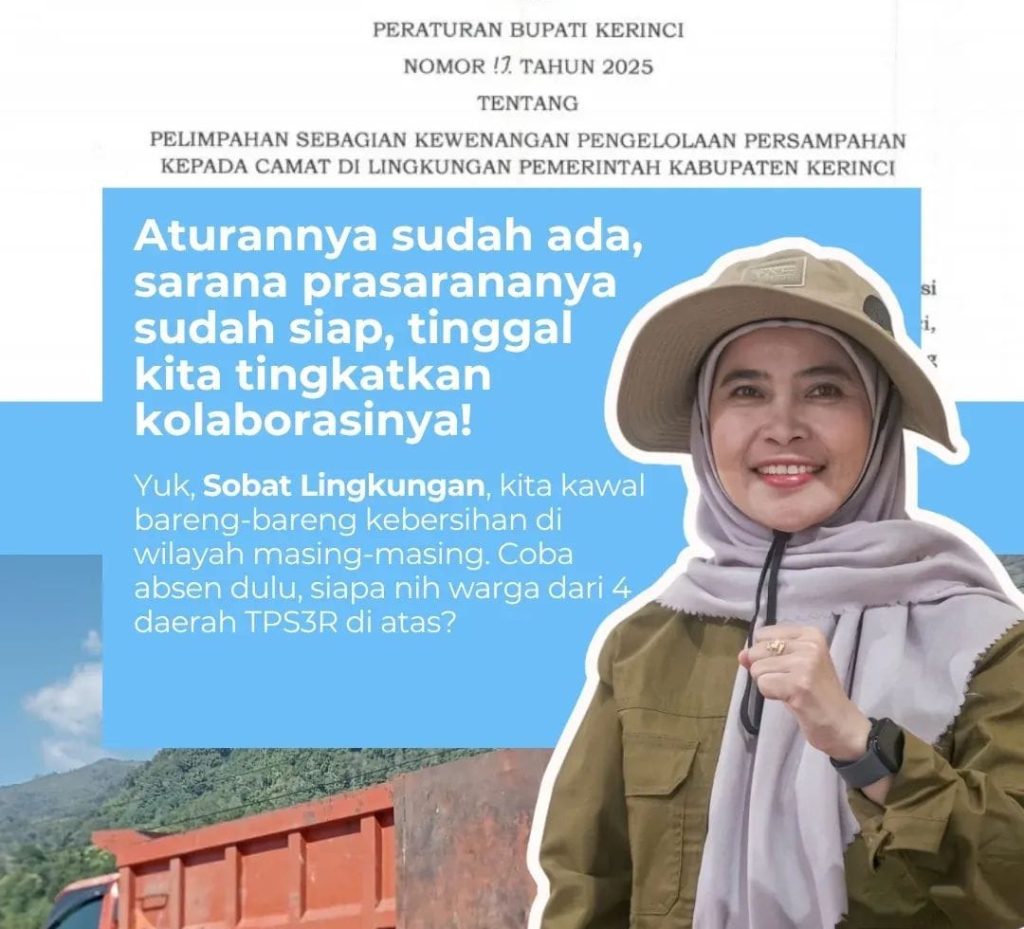 Kepala Dinas Lingkungan Hidup Kabupaten Kerinci, Neneng Susanti. (Foto: IST)