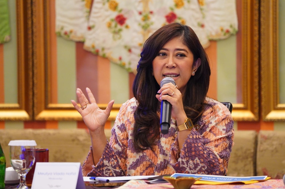 Menteri Komunikasi dan Digital Meutya Hafid menegaskan bahwa pemanggilan Google dan Meta bukan sekadar administratif, melainkan bagian dari ketegasan negara dalam melindungi anak di ruang digital. (Foto: Kemkomdigi/Amiri Yandi/InfoPublik)