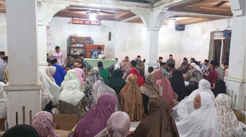 Kegiatan kunjungan Bupati Lima Puluh kota, Safni Sikumbang dalam agenda Safari Ramadhan di Nagari Banja Loweh, Sabtu (28/02/2026). (Foto: Pemkab Lima puluh Kota)