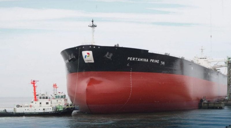 Kapal tanker MT Gamsunoro milik PT. Pertamina untuk mengangkut minyak mentah dengan rute internasional. (Foto: PT Pertamina)