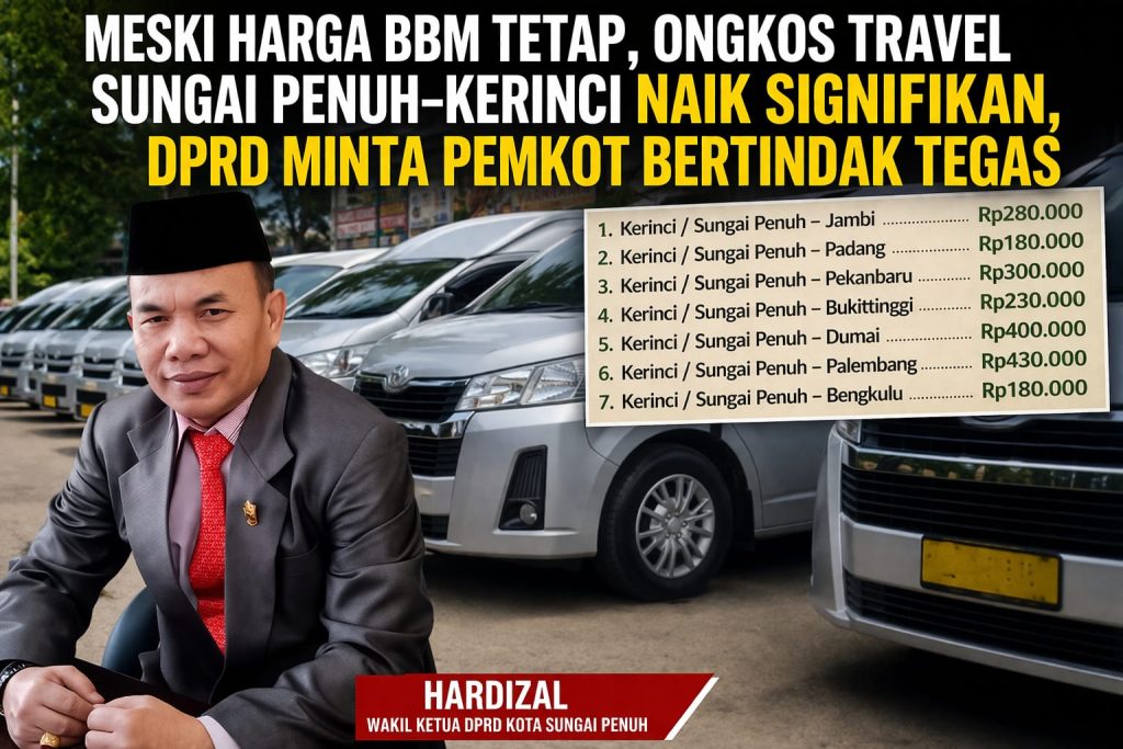 Wakil Ketua DPRD Kota Sungai Penuh, Hardizal. (Foto: IST)