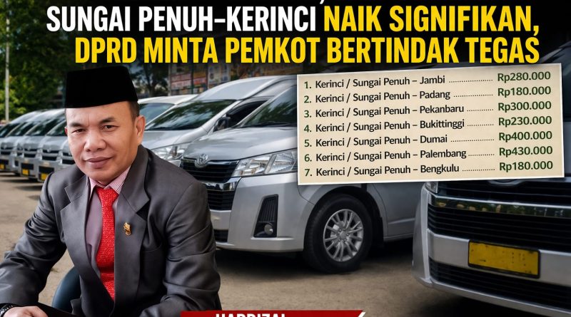 Wakil Ketua DPRD Kota Sungai Penuh, Hardizal. (Foto: IST)