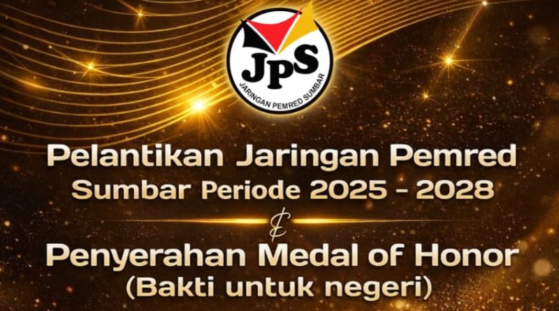 Jaringan Pemred Sumbar (JPS) dipastikan akan melantik jajaran kepengurusan baru periode 2025-2028 pada Kamis (2/4/2026). Perhimpunan profesi yang menghimpun para pemimpin redaksi berbagai media di Sumatera Barat ini telah siap menjalankan mandat organisasi. (Foto: Istimewa)