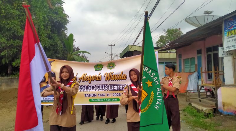 MAN 1 Solok Plus Keterampilan (PK) Koto Baru sukses menggelar prosesi wisuda tahfizh Al-Qur'an bagi santri kelas XII Tahun Pelajaran 2025/2026. Sebanyak 154 santri dikukuhkan dalam acara khidmat yang berlangsung di Aula Serbaguna Kampus Hijau, Rabu (1/4/2026). (Foto: Fitria)