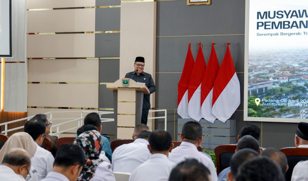 Pemerintah Provinsi Sumatera Barat menggelar Musyawarah Perencanaan Pembangunan (Musrenbang) RKPD 2027 pada Rabu (8/4/2026). (Foto: IST)
