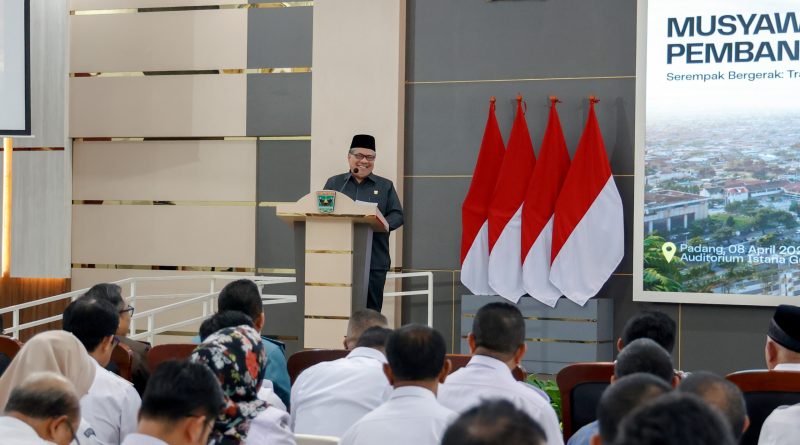 Pemerintah Provinsi Sumatera Barat menggelar Musyawarah Perencanaan Pembangunan (Musrenbang) RKPD 2027 pada Rabu (8/4/2026). (Foto: IST)