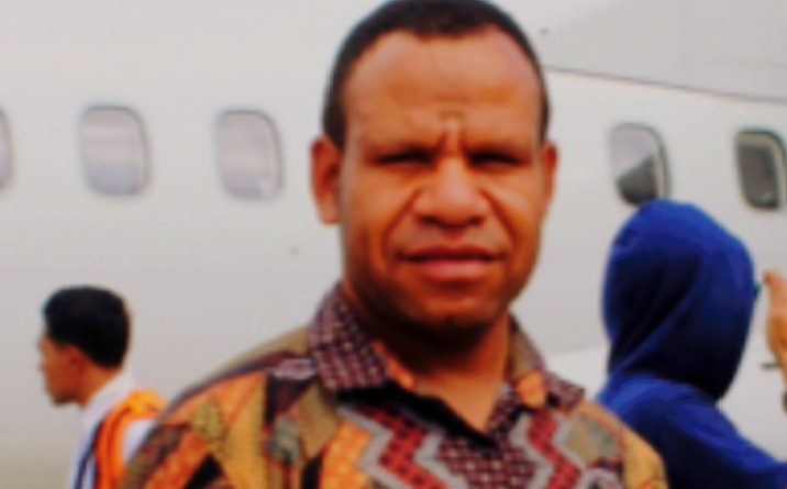 Angginak Sepi Wanimbo, seorang Ketua DPD - PPDI Provinsi Papua Pegunungan, Ketua DPD - PPKL & AB Provinsi Papua Pegunungan, Ketua DPW - GAN Provinsi Papua Pegunungan. (Foto: Dok. MZK)