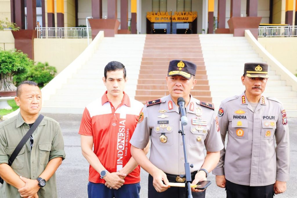 Polda Riau resmi membentuk Satuan Tugas (Satgas) Anti Narkoba sebagai langkah strategis merespons keresahan masyarakat, Rabu (15/4/2026). (Foto: Humas Polda Riau)