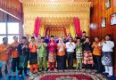 Jajaran Badan Pusat Statistik (BPS) Kabupaten Kepulauan Meranti melakukan kunjungan silaturahmi ke Balai Adat Lembaga Adat Melayu Riau (LAMR) di Jalan Dorak, Selatpanjang, Rabu (22/4/2026). (Foto: Humas LAMR Kepulauan Meranti)