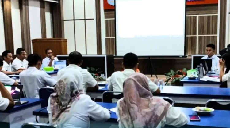 Dinas Pendidikan Kabupaten Kerinci bersama Bappeda Litbang menggelar kegiatan asistensi Rencana Kerja (Renja) Tahun 2027 pada Rabu (22/4/2026). (Foto: IST.Dewi Yulianti)