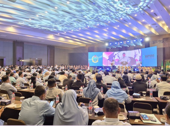 Sekretaris Daerah Kabupaten Toba, Paber Napitupulu, menghadiri pembukaan Musyawarah Perencanaan Pembangunan (Musrenbang) RKPD Provinsi Sumatera Utara Tahun 2027. Acara ini berlangsung khidmat di Hotel Santika Premiere Dyandra, Medan, pada Rabu (22/4/2026). (Foto: IST/Dochmerson Simarmata)