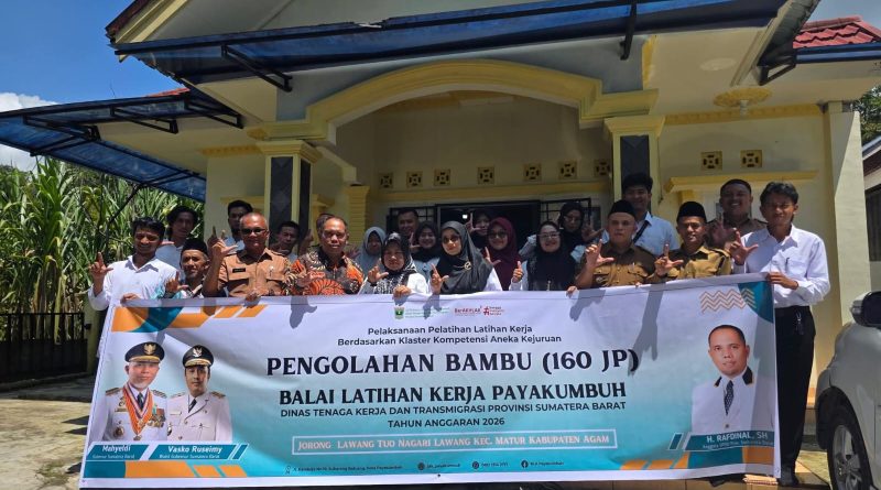 Sebanyak 16 warga setempat terpilih untuk mengikuti pelatihan intensif pengolahan bambu selama 20 hari ke depan, Senin (27/4/2026). (Foto: IST/Novrianto)