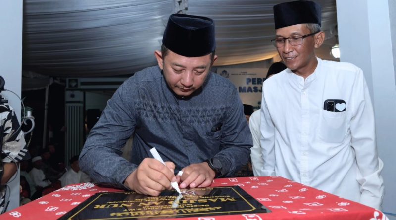 Masyarakat Sumberejo, Desa Waru, Kecamatan Kebakkramat, tengah diselimuti rasa syukur. Peresmian Masjid An Nur yang berlangsung pada Selasa (28/4/2026) menjadi tonggak baru bagi kehidupan beragama dan sosial di wilayah tersebut. (Foto: Pemkab Karanganyar)