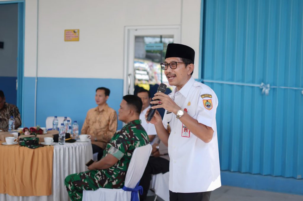 Wakil Bupati Sragen, Suroto menegaskan bahwa keberhasilan program Makan Bergizi Gratis (MBG) di Kabupaten Sragen sangat bergantung pada sinergi kuat antarpihak, Rabu (29/4/2026). (Foto: Pemkab Sragen)