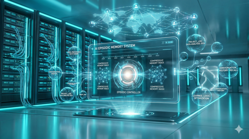Ilustrasi Memori Episodik AI (Foto: Hasil Rekayasa Gemini AI Plus)