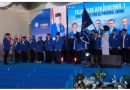 Ketua Umum DPP Partai Amanat Nasional (PAN), Zulkifli Hasan yang akrab disapa Zulhas, resmi melantik pengurus DPW dan DPD PAN se-Provinsi Jambi. Prosesi pelantikan ini berlangsung khidmat di Abadi Convention Center pada Kamis (30/4/2026) sore. (Foto: IST/Dewi Yulianti)