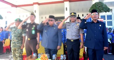 Pemerintah Kabupaten Belitung Timur (Beltim) melaksanakan Upacara Peringatan Hari Pendidikan Nasional (Hardiknas) Tahun 2026 di halaman Kantor Bupati Beltim, Sabtu (2/5/2026) pagi. (Foto: IST/Imran Elfanani)