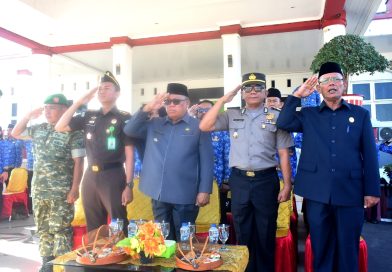 Pemerintah Kabupaten Belitung Timur (Beltim) melaksanakan Upacara Peringatan Hari Pendidikan Nasional (Hardiknas) Tahun 2026 di halaman Kantor Bupati Beltim, Sabtu (2/5/2026) pagi. (Foto: IST/Imran Elfanani)