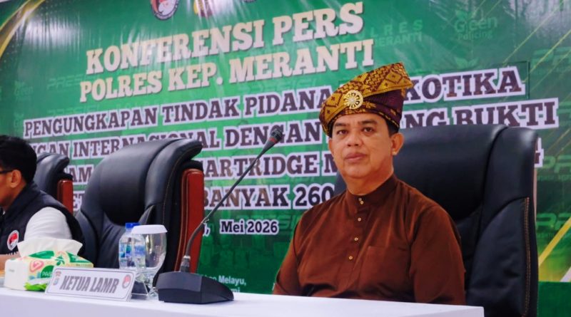 Lembaga Adat Melayu Riau (LAMR) Kabupaten Kepulauan Meranti secara resmi menyampaikan apresiasi kepada Polres Kepulauan Meranti, Sabtu (2/5/2026). (Foto: Humas LAMR Kepulauan Meranti)