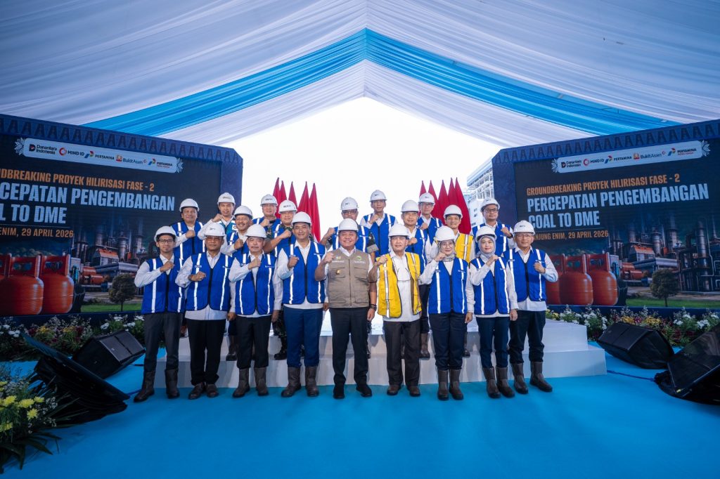 Melalui PT Bukit Asam Tbk (PTBA), pemerintah kini mengakselerasi hilirisasi batu bara menjadi Dimethyl Ether (DME) sebagai solusi permanen atas tingginya beban impor LPG, Selasa (5/5/2026). (Foto: Humas PTBA)