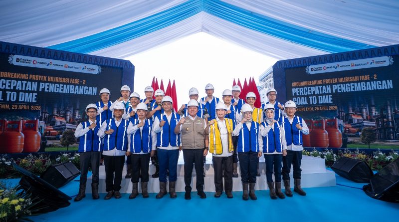 Melalui PT Bukit Asam Tbk (PTBA), pemerintah kini mengakselerasi hilirisasi batu bara menjadi Dimethyl Ether (DME) sebagai solusi permanen atas tingginya beban impor LPG, Selasa (5/5/2026). (Foto: Humas PTBA)