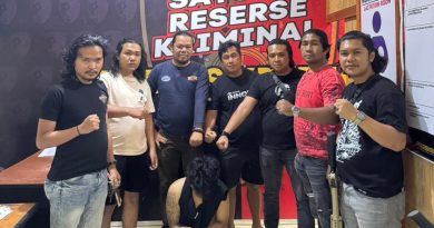 Satreskrim Polres Kerinci bergerak cepat mengungkap kasus penganiayaan berdarah yang terjadi di depan Masjid Baiturrahim, Kelurahan Pondok Tinggi, Sabtu (9/5/2026). (Foto: IST/Dewi Yulianti)