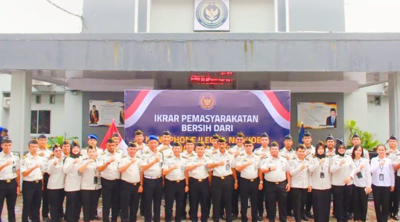 Kantor Wilayah Direktorat Jenderal Pemasyarakatan (Kanwil Ditjenpas) Riau resmi menggelar kegiatan Ikrar Pemasyarakatan Bersih pada Jumat (8/5/2026). (Foto: Humas Ditjenpas Riau)