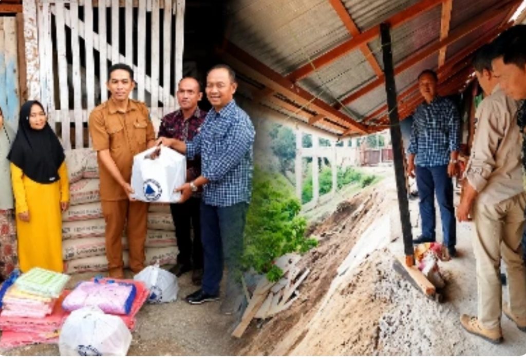 Wakil Bupati Kerinci, Murison, menunjukkan aksi nyata dengan turun langsung menemui warga terdampak banjir bandang dan tanah longsor di Desa Pengasi Baru, Kecamatan Danau Kerinci, Sabtu (9/5/2026). (Foto: IST/Dewi Yulianti)