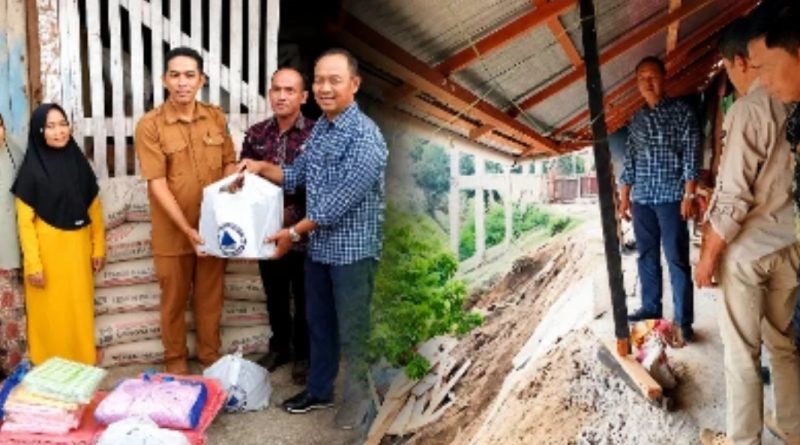 Wakil Bupati Kerinci, Murison, menunjukkan aksi nyata dengan turun langsung menemui warga terdampak banjir bandang dan tanah longsor di Desa Pengasi Baru, Kecamatan Danau Kerinci, Sabtu (9/5/2026). (Foto: IST/Dewi Yulianti)