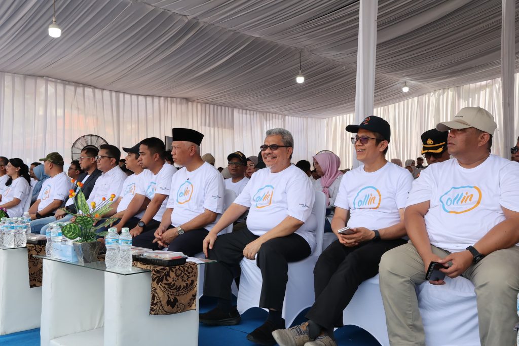 Ketua DPRD Provinsi Sumatera Barat, Muhidi saat menghadiri acara Penarikan Gebyar Hadiah Bank Nagari di Kota Solok, Minggu (10/5/2026). (Foto: IST/Novrianto)