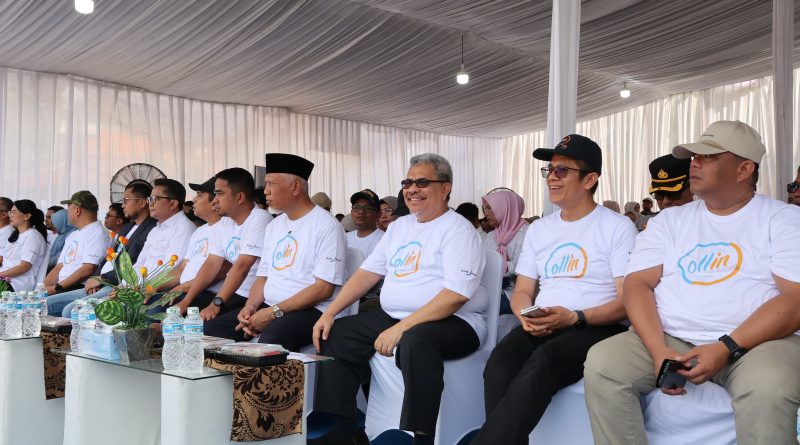 Ketua DPRD Provinsi Sumatera Barat, Muhidi saat menghadiri acara Penarikan Gebyar Hadiah Bank Nagari di Kota Solok, Minggu (10/5/2026). (Foto: IST/Novrianto)