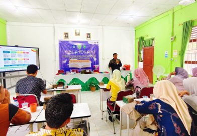 SMA Negeri 1 Gaung, Indragiri Hilir (Inhil), terus berupaya meningkatkan kualitas tenaga pendidiknya melalui langkah nyata. Selama tiga hari, mulai 8 hingga 10 Mei 2026, sekolah ini menggelar Workshop Peningkatan Kompetensi Guru untuk Memperkuat Literasi. (Foto: Humas SMAN 1 Gaung)