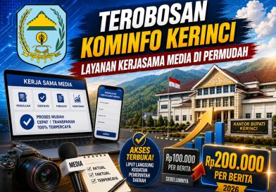 Dinas Komunikasi dan Informatika (Diskominfo) Kabupaten Kerinci meluncurkan inovasi digital untuk memperkuat kemitraan dengan insan pers pada tahun 2026. (Foto: Kominfo Kerinci)