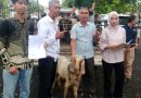 PT Bukit Asam Tbk (PTBA) kembali menunjukkan kepedulian sosialnya menjelang perayaan Idul Adha 1447 Hijriah. Anggota Holding Industri Pertambangan MIND ID ini menyalurkan bantuan hewan kurban kepada Pengurus Daerah (PD) Ikatan Wartawan Online (IWO) Kabupaten Lahat, Kamis (21/5/2026). (Foto: IST/Heri Susanto)
