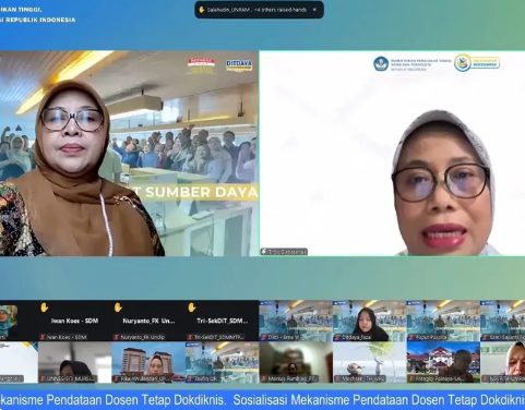 Kementerian Pendidikan Tinggi, Sains, dan Teknologi (Kemdiktisaintek) bergerak cepat memperkuat tata kelola sumber daya manusia di sektor pendidikan kesehatan melalui sosialisasi yang digelar secara daring pada Sabtu (23/5/2026). (Foto: Kemendiktisaintek)