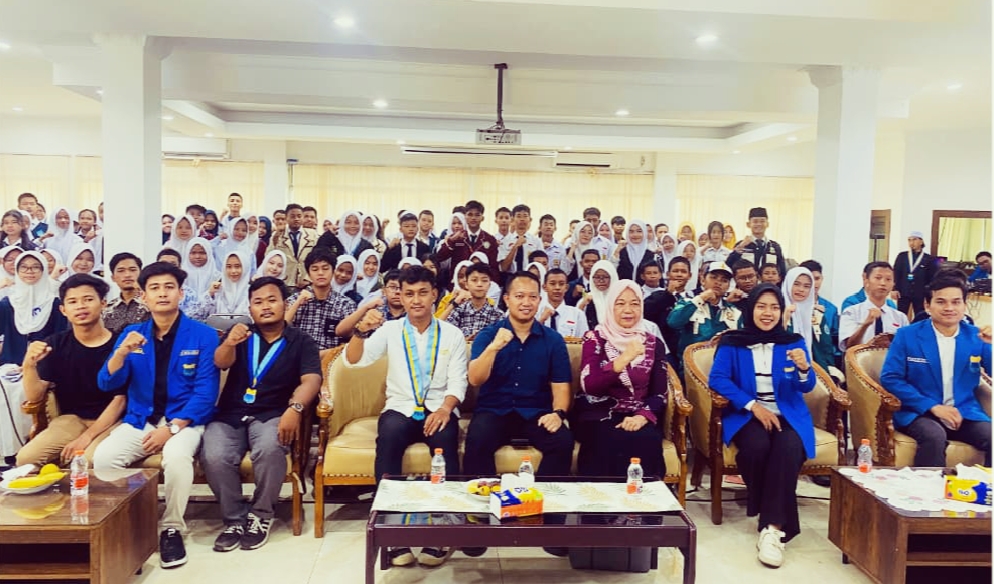 Pengurus Cabang Pergerakan Mahasiswa Islam Indonesia (PC PMII) Kota Pekanbaru sukses menyelenggarakan Pelatihan Kepemimpinan OSIS Tingkat SMP Negeri dan Swasta se-Kota Pekanbaru, Minggu (24/5/2026). (Foto: Humas PC PMII Kota Pekanbaru)