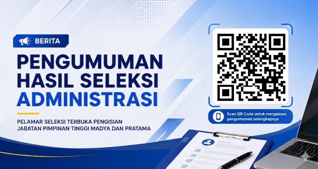 Kementerian Koordinator Bidang Hukum, Hak Asasi Manusia, Imigrasi, dan Pemasyarakatan (Kemenko Kumham Imipas) resmi mengumumkan hasil seleksi administrasi pengisian Jabatan Pimpinan Tinggi (JPT) Madya dan Pratama yang dirilis secara resmi di Jakarta, Senin (25/5/2026). (Foto: Kemenko Kumham Imipas)