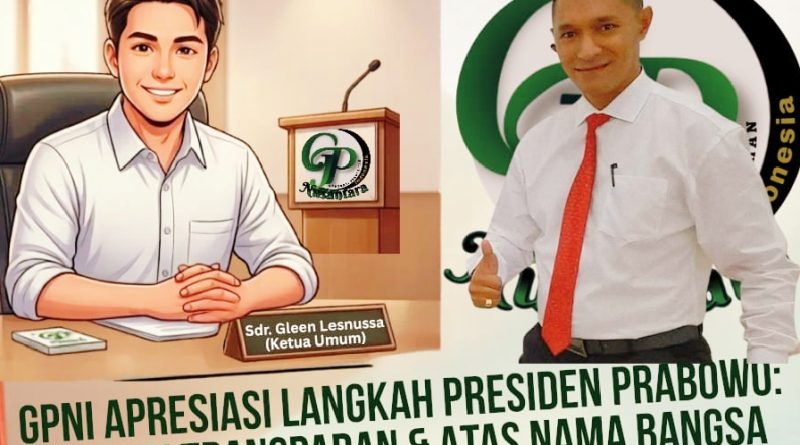 Ormas Generasi Perubahan Nusantara Indonesia (GPNI) melayangkan apresiasi tinggi atas langkah Presiden RI Prabowo Subianto yang menyalurkan hewan kurban dalam jumlah besar dalam menyambut Hari Raya Iduladha 1447 Hijriah, Rabu (27/5/2026). (Foto: Humas GPNI)