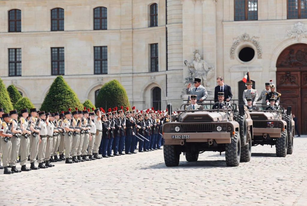 Presiden Republik Indonesia, Prabowo Subianto, menghadiri rangkaian kunjungan resmi kenegaraan (State Visit) di Republik Prancis, Kamis (28/5/2026). (Foto: Setkab RI)