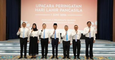 Upacara Peringatan Hari Lahir Pancasila Tahun 2026 yang digelar oleh Kementerian Koordinator Bidang Perekonomian yang bertema “Pancasila Pemersatu Bangsa, Fondasi Perdamaian Dunia” yang dipusatkan di Graha Sawala, Jakarta, Senin (1/6/2026). (Foto: Kemenko Perekonomian RI)