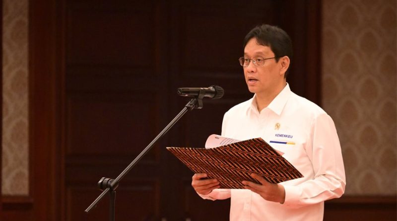 Menteri Keuangan, Purbaya Yudhi Sadewa, memimpin Upacara Peringatan Hari Lahir Pancasila Tahun 2026 di lingkungan Kementerian Keuangan, Senin (1/6/2026). (Foto: Kemenkeu RI)