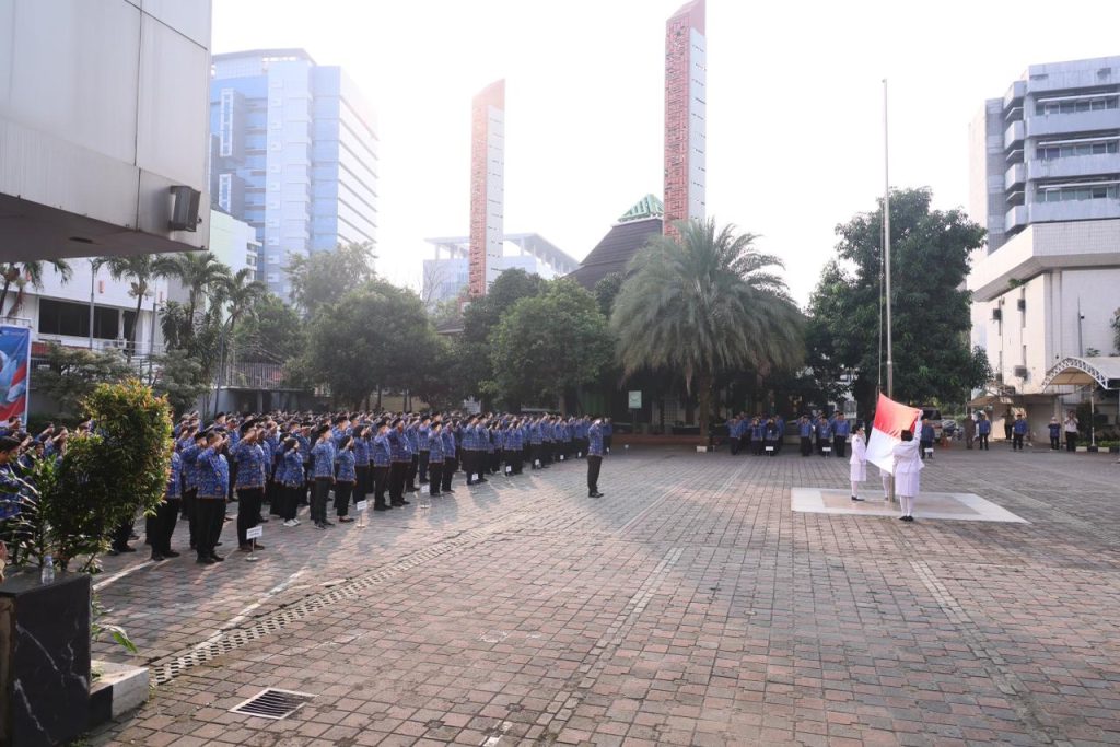 ementerian ATR/BPN berkolaborasi langsung dengan Kementerian Perumahan dan Kawasan Permukiman (PKP) menggelar Upacara Peringatan Hari Lahir Pancasila Tahun 2026 di Jakarta, Selasa (2/6/2026). (Foto: KemenATR/BPN)