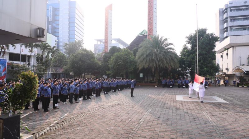 ementerian ATR/BPN berkolaborasi langsung dengan Kementerian Perumahan dan Kawasan Permukiman (PKP) menggelar Upacara Peringatan Hari Lahir Pancasila Tahun 2026 di Jakarta, Selasa (2/6/2026). (Foto: KemenATR/BPN)