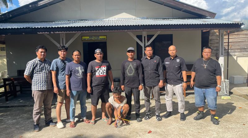 Tim Opsnal Satuan Reserse Kriminal (Satreskrim) Polres Pasaman Barat bergerak cepat menggulung pelaku kriminalitas jalanan, yaitu seorang pemuda berinisial KV (23) di Kecamatan Talamau, Kabupaten Pasaman Barat, Sumatera Barat, Selasa (2/6/2026). (Foto: Humas Polres Pasaman Barat)