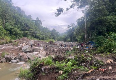 Lokasi Penambangan Emas Tanpa Izin (PETI) di Kecamatan Gunung Tuleh. (Foto: Humas Polres Pasaman Barat)