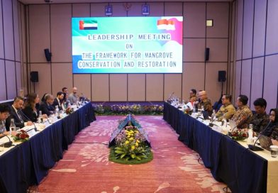 Pemerintah Indonesia melalui Kementerian Koordinator Bidang Pangan memperkuat kerja sama strategis bersama Advance Technology Research Council (ATRC) Uni Emirat Arab (UAE) yang berfokus pada pemanfaatan teknologi untuk mendukung restorasi dan konservasi hutan mangrove nasional melalui pelaksanaan Leadership Meeting dan pemarafan Letter of Intent (LoI) yang digelar di Bali, Jumat (5/6/2026). (Foto: Kemenko Pangan RI)