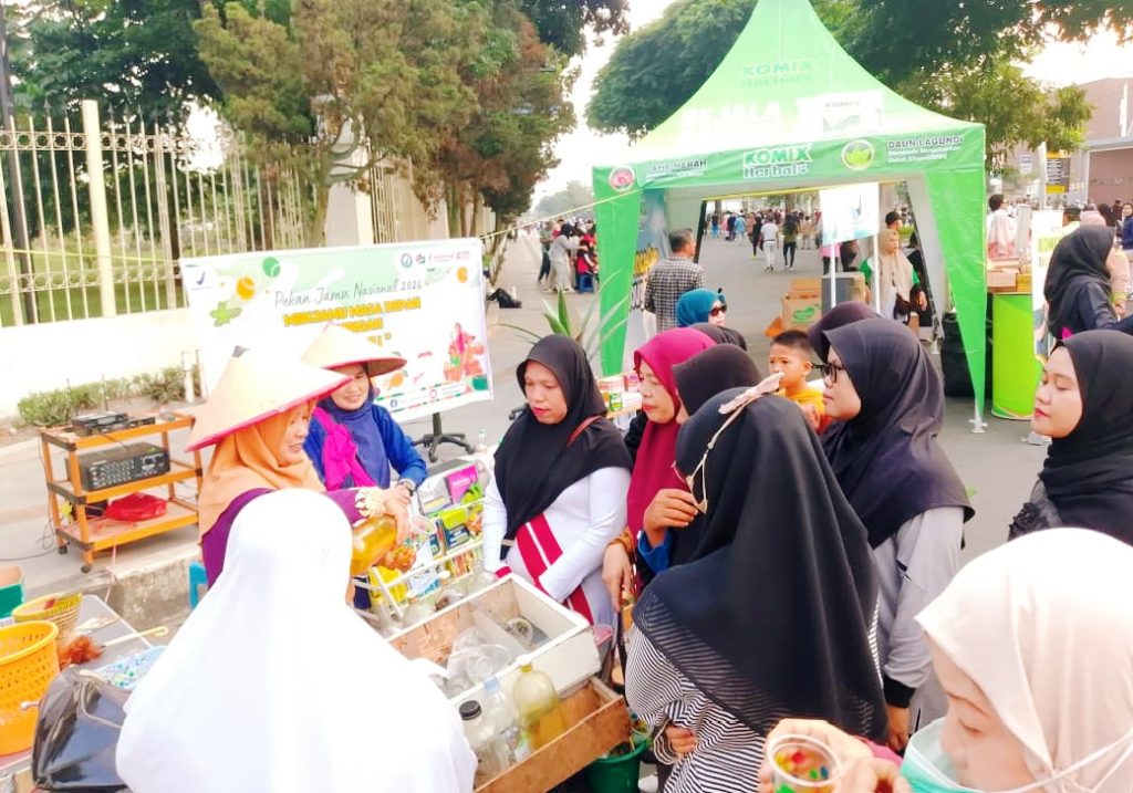 Balai Besar Pengawas Obat dan Makanan (BBPOM) di Pekanbaru menggelar peringatan Pekan Jamu Nasional 2026, Minggu (7/6/2026). (Foto: Humas BBPOM di Pekanbaru)