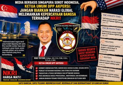 Ketua Umum Dewan Pimpinan Pusat Asosiasi Pengusaha Komoditas Ekspor Indonesia (DPP AKPERSI), Rino Triyono, meminta seluruh lapisan masyarakat untuk tetap tenang namun waspada dalam mencerna draf informasi finansial yang dirilis oleh jaringan pers asing., Rabu (10/6/2026). (Foto: DPP AKPERSI)