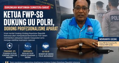 Ucok, yang saat ini dipercaya mengemban amanah sebagai Ketua Forum Wartawan Parlemen Sumatera Barat (FWP-SB), menegaskan pentingnya payung hukum yang adaptif. (Foto: IST/Novrianto)